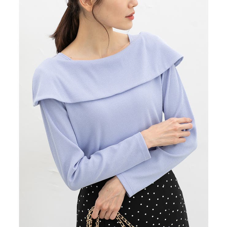 サックス | トップス カットソー 長袖 | Honeys