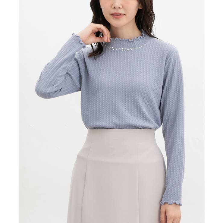 サックス | トップス カットソー 長袖 | Honeys