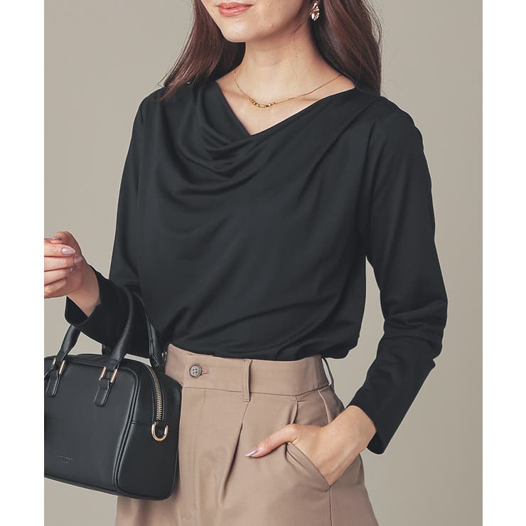 ブラック | トップス カットソー 長袖 | Honeys