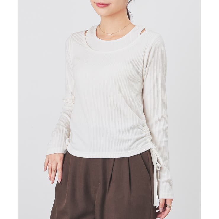 トップス カットソー 長袖 | Honeys | 詳細画像3 