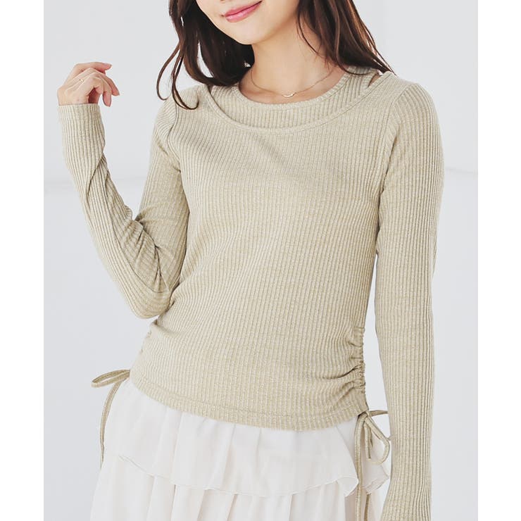 ベージュＭｉｘ | トップス カットソー 長袖 | Honeys