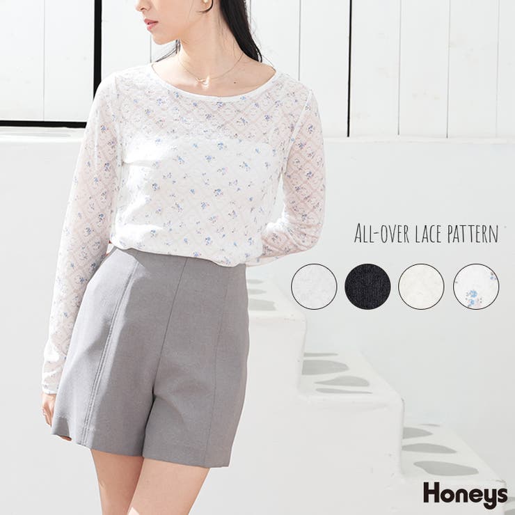 トップス カットソー 長袖 | Honeys | 詳細画像1 