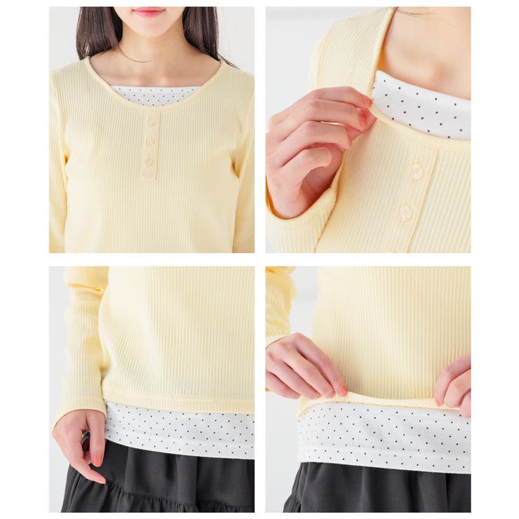 トップス カットソー 長袖 | Honeys | 詳細画像16 