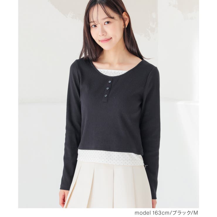 トップス カットソー 長袖 | Honeys | 詳細画像4 