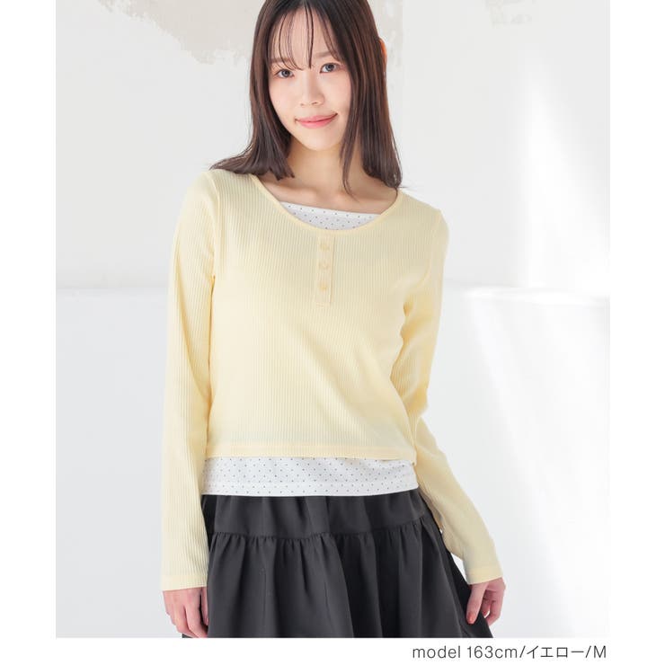 トップス カットソー 長袖 | Honeys | 詳細画像9 