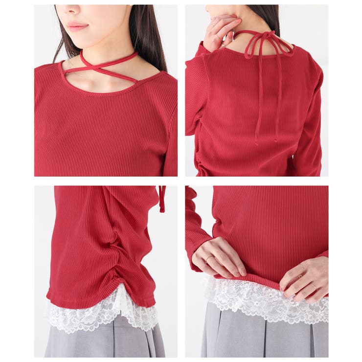 トップス カットソー 長袖 | Honeys | 詳細画像16 