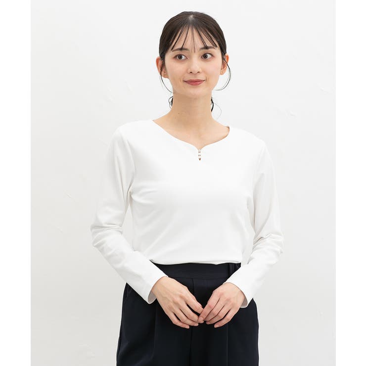 ホワイト | トップス Tシャツ ロンＴ | Honeys