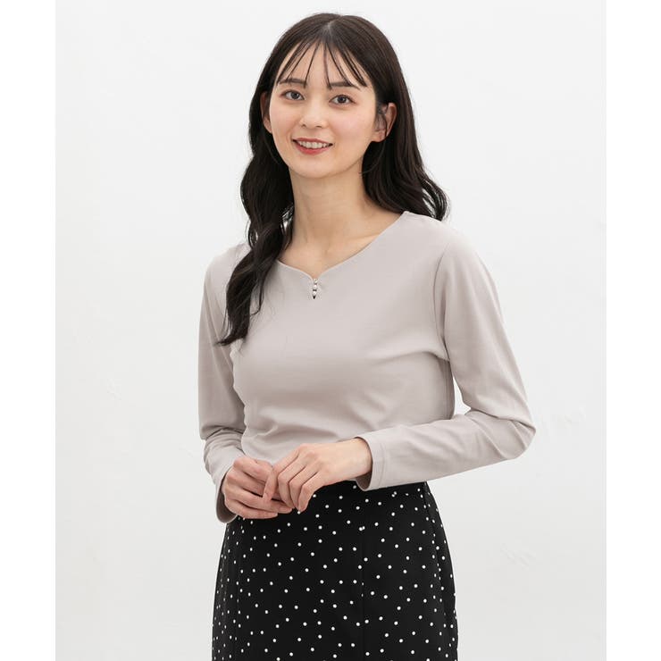 グレージュ | トップス Tシャツ ロンＴ | Honeys