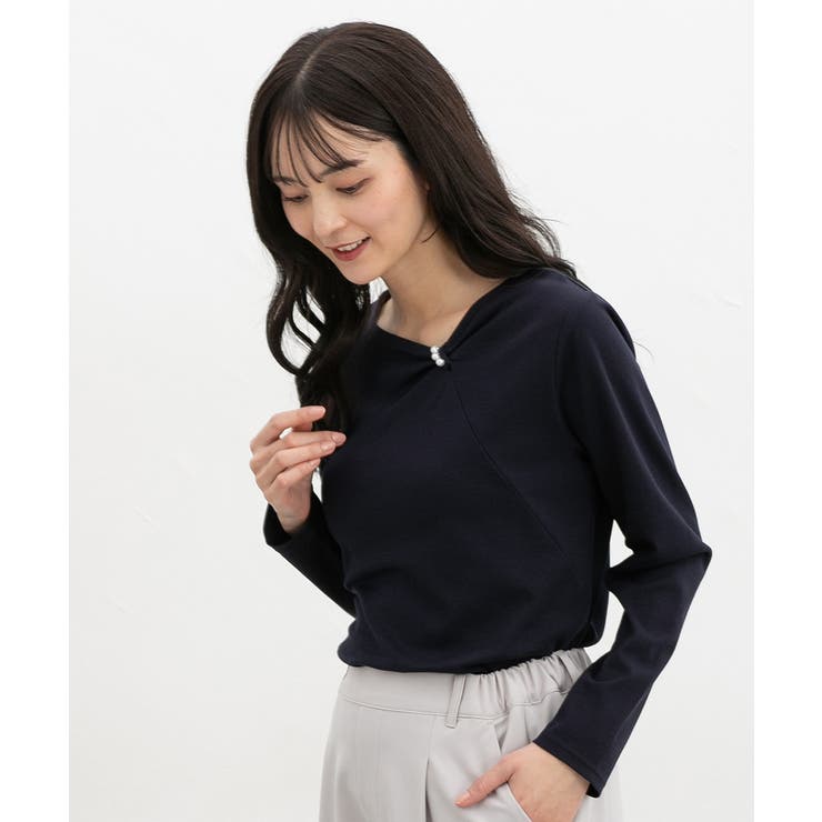 ネイビー | トップス Tシャツ ロンＴ | Honeys