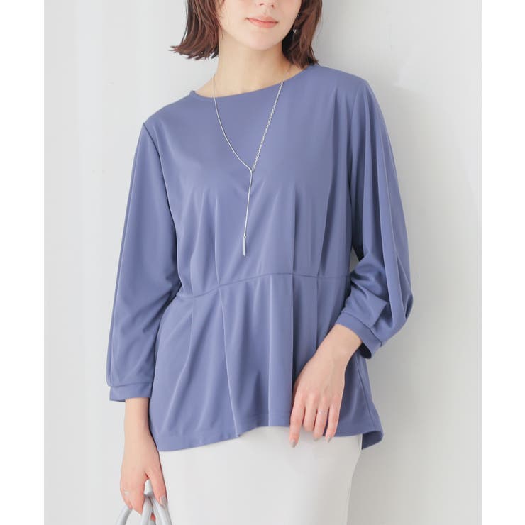 スモーキーブルー | トップス カットソー 美冷 | Honeys