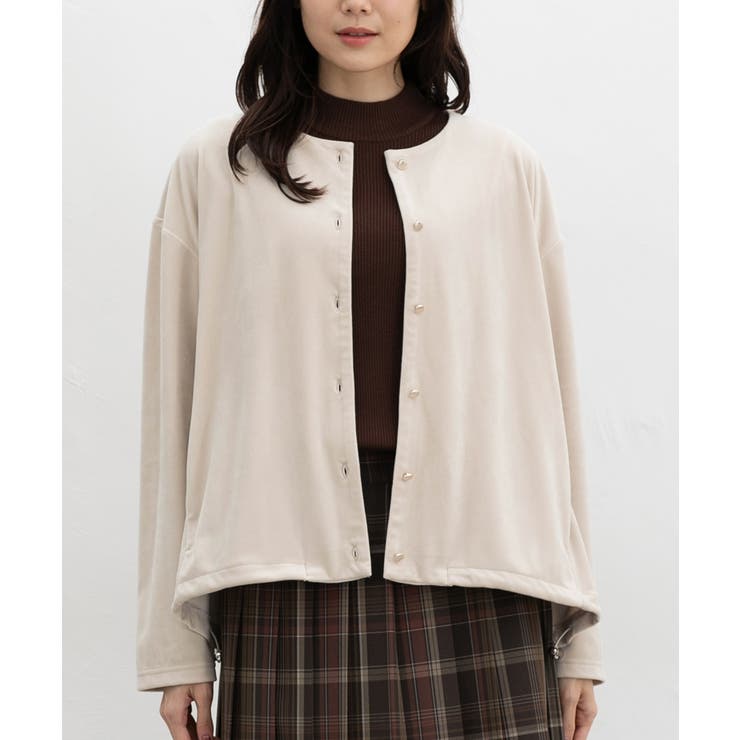 グレージュ | トップス カーディガン 長袖 | Honeys