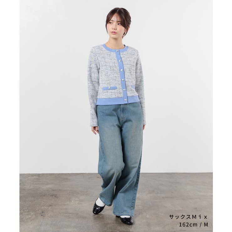 トップス カーディガン 長袖 | Honeys | 詳細画像5 