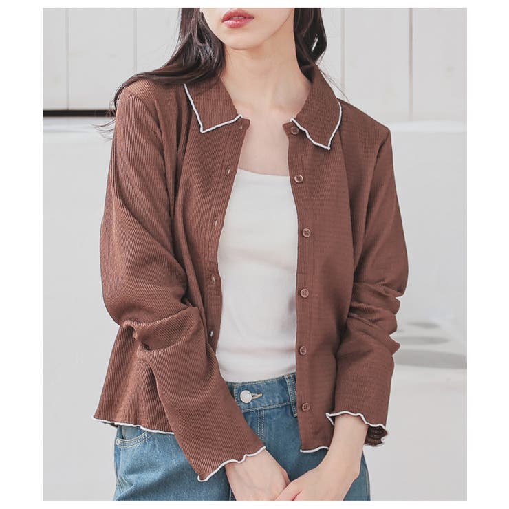 トップス カーディガン 長袖 | Honeys | 詳細画像11 