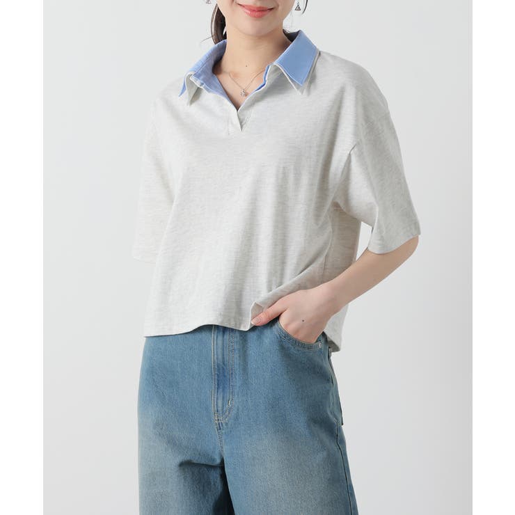 オートミール | トップス カットソー 半袖 | Honeys