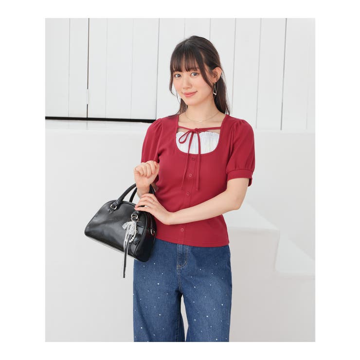 トップス カットソー 半袖 | Honeys | 詳細画像6 