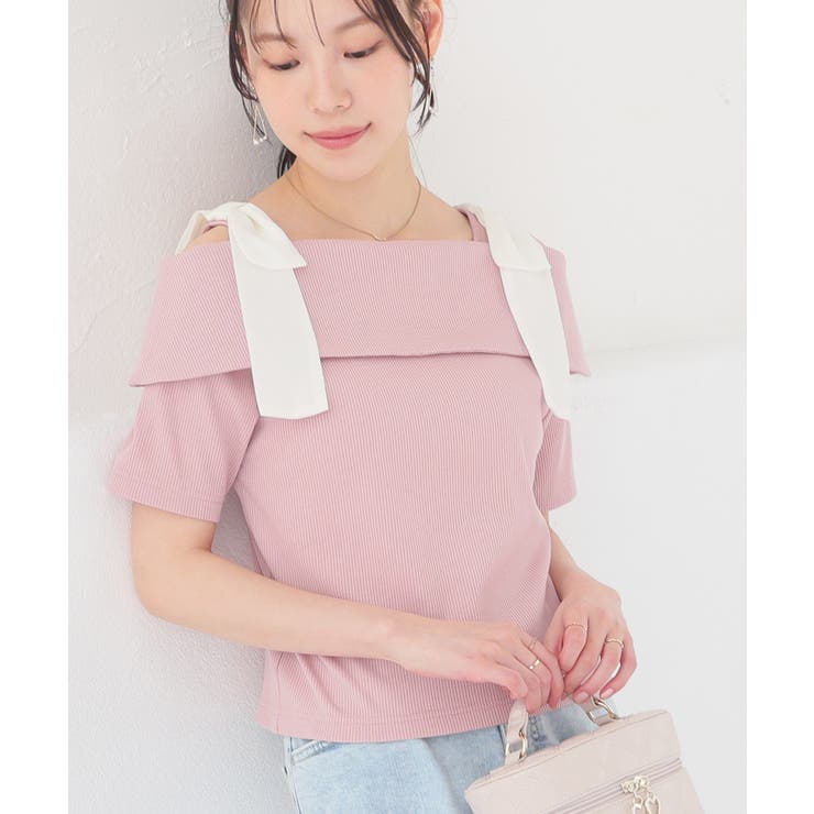 ピンク | トップス カットソー 半袖 | Honeys