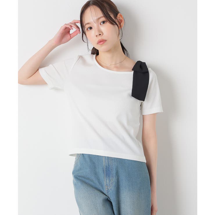 アイボリー | トップス カットソー 半袖 | Honeys
