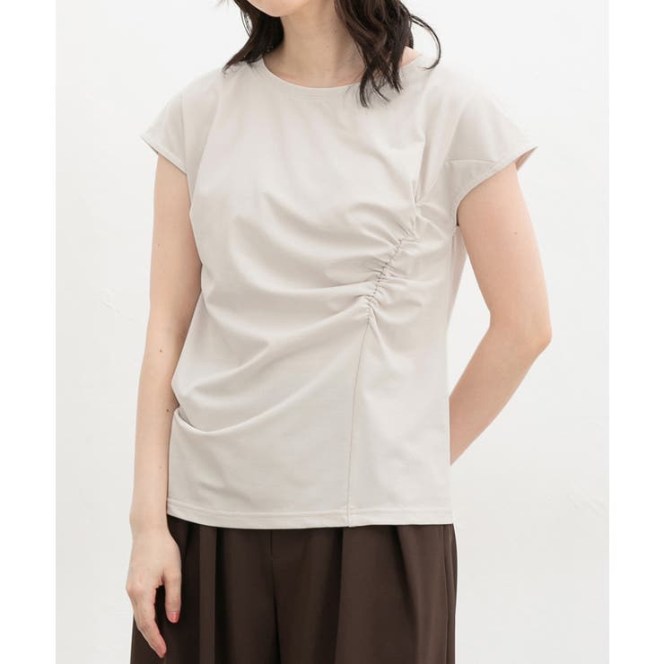 グレージュ | トップス カットソー ノースリーブ | Honeys