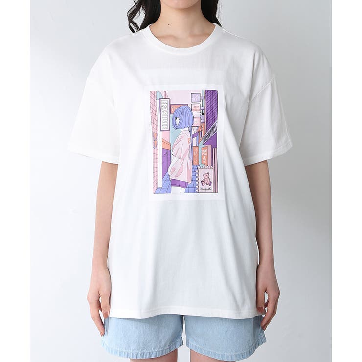 ハニーズ イラストプリントｔシャツ 品番 Hnsw Honeys ハニーズ のレディースファッション通販 Shoplist ショップリスト
