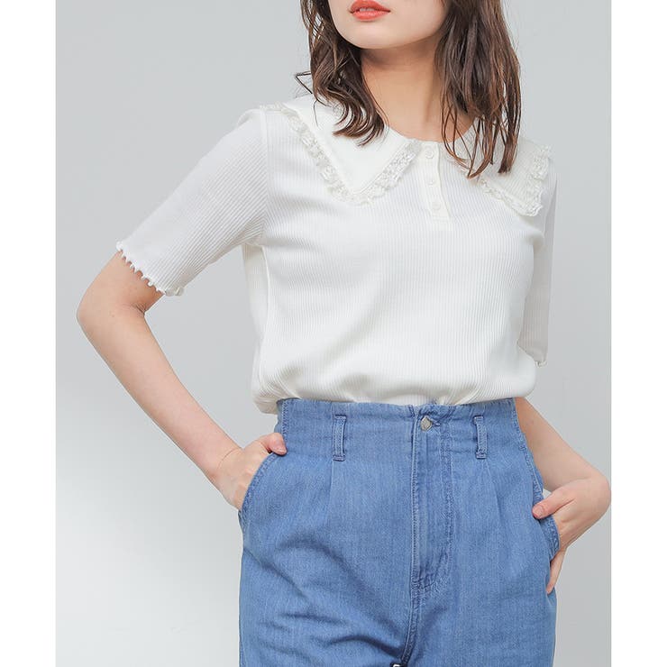 トップス カットソー 半袖[品番：HNSW0005731]｜Honeys