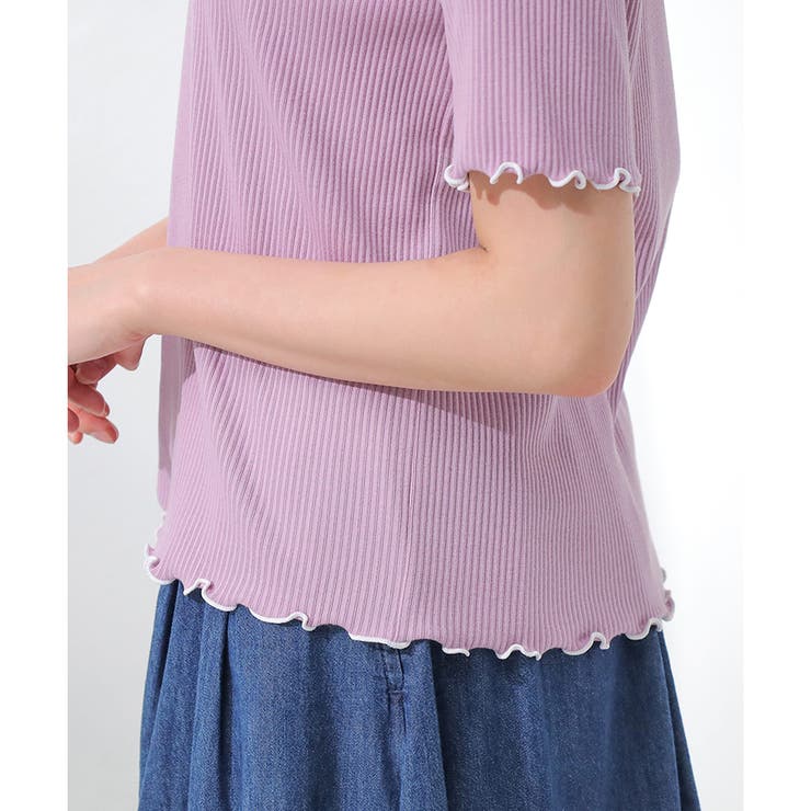 トップス カットソー 半袖[品番：HNSW0005731]｜Honeys（ハニーズ