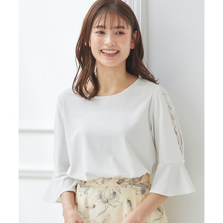 トップス カットソー 6分袖[品番：HNSW0007343]｜Honeys（ハニーズ）のレディースファッション通販｜SHOPLIST（ショップリスト）