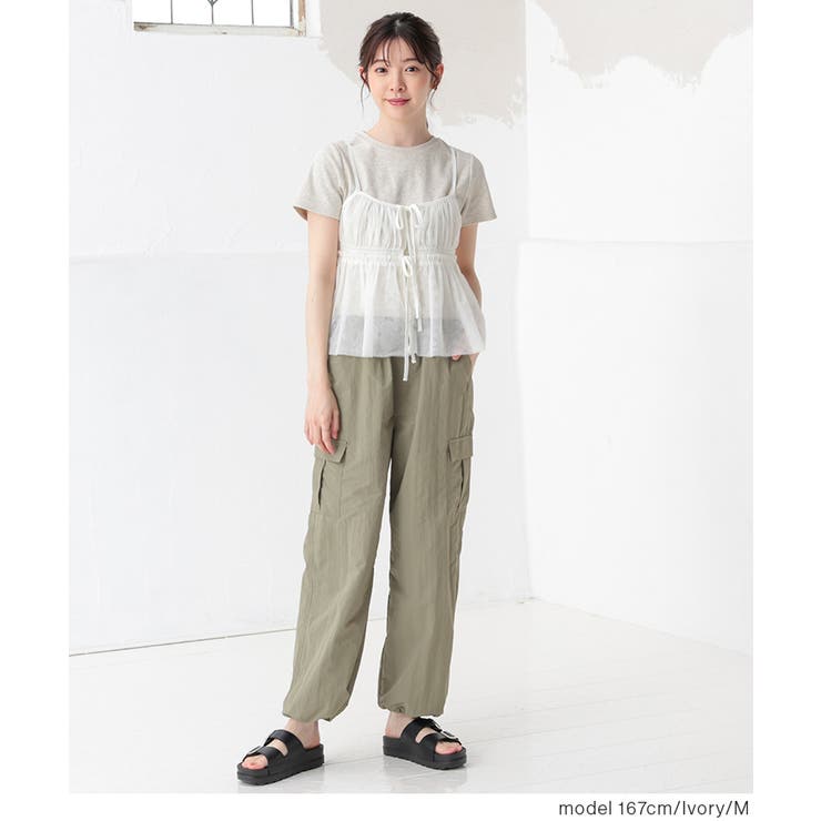 【新品未使用】cotton candy CLASSIC キャミトップス パンツ トップス キャミソール レディース[品番：HNSW0009473]｜Honeys