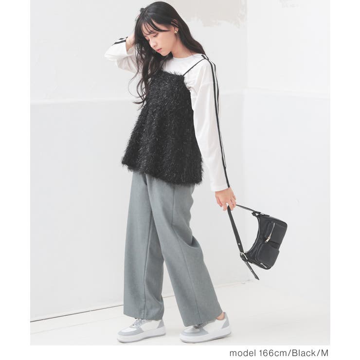 トップス キャミソール フェザー | Honeys | 詳細画像5 