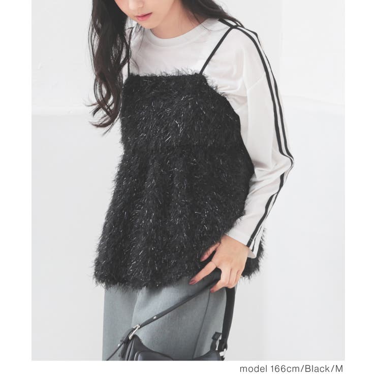 トップス キャミソール フェザー | Honeys | 詳細画像6 