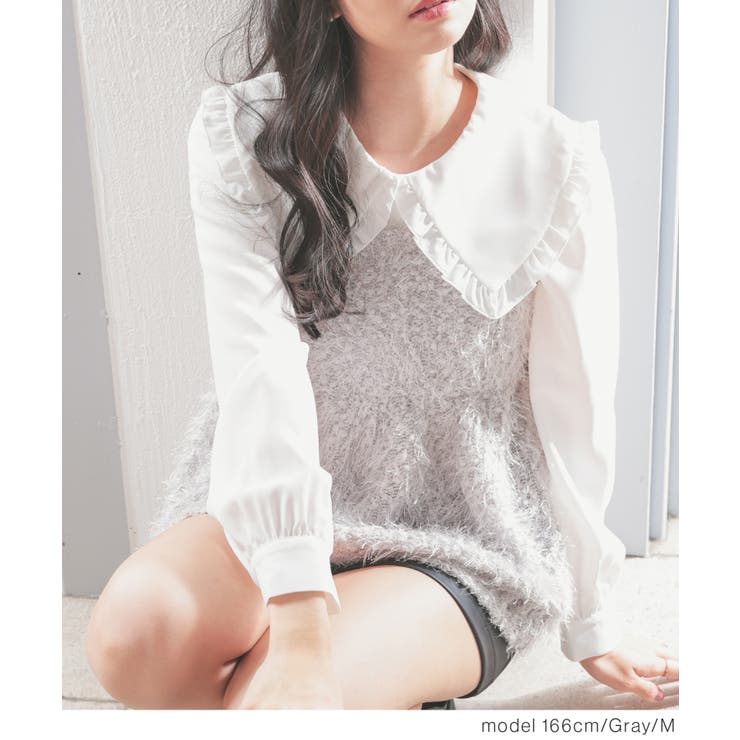 トップス キャミソール フェザー | Honeys | 詳細画像9 