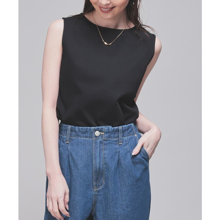 ブラック | トップス タンクトップ ボートネック | Honeys