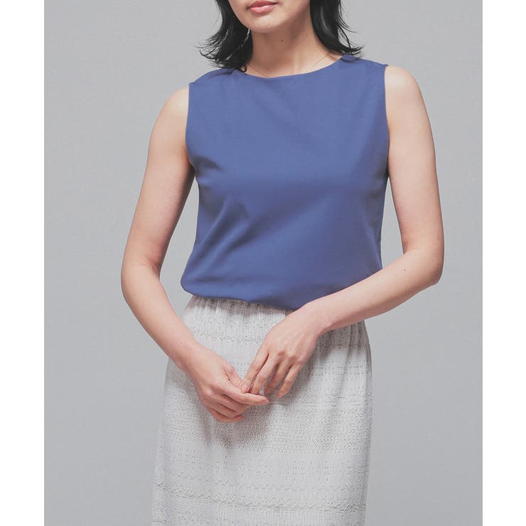 ブルー | トップス タンクトップ ボートネック | Honeys