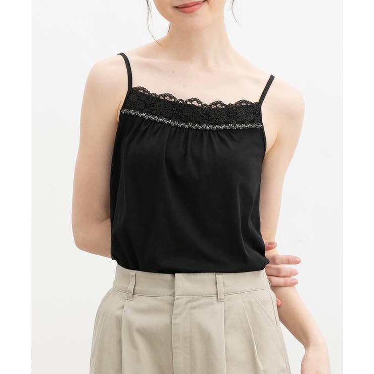 ブラック | トップス キャミソール UVカット | Honeys