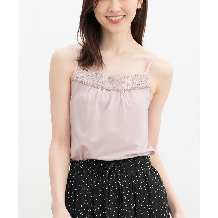 ピンク | トップス キャミソール UVカット | Honeys