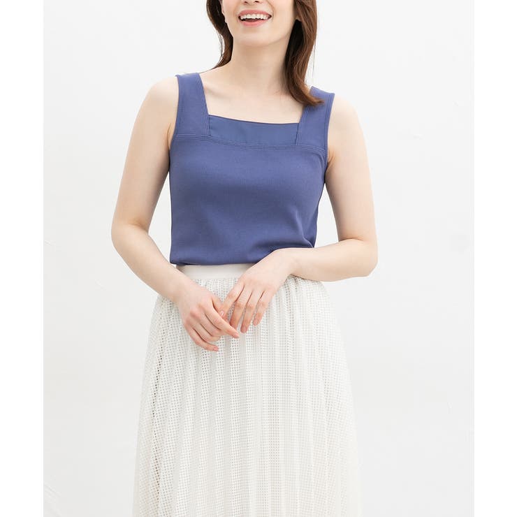 ブルー | トップス タンクトップ UVカット | Honeys