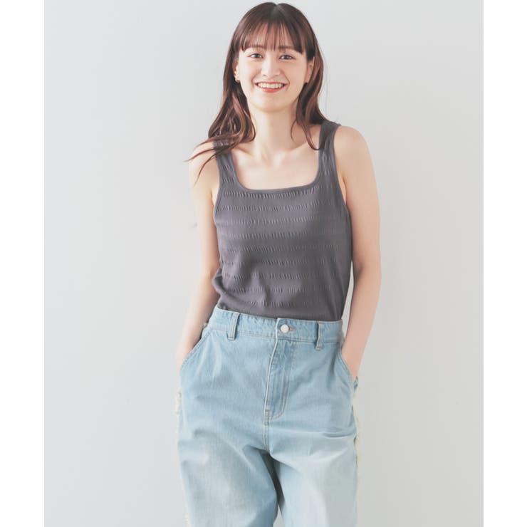 トップス タンクトップ ストレッチ | Honeys | 詳細画像13 