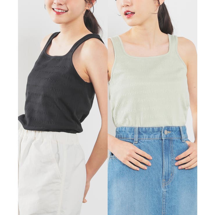 トップス タンクトップ ストレッチ | Honeys | 詳細画像5 