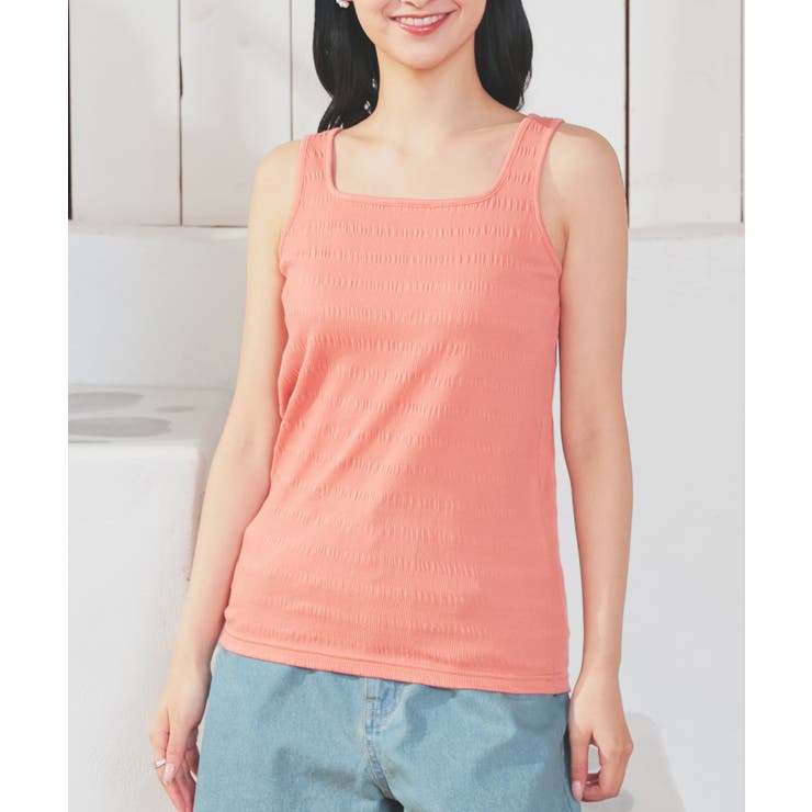 トップス タンクトップ ストレッチ | Honeys | 詳細画像6 