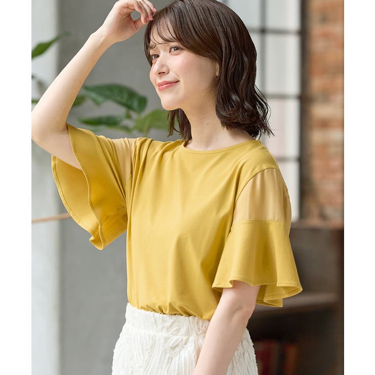 マスタード | トップス Tシャツ 半袖Tシャツ | Honeys