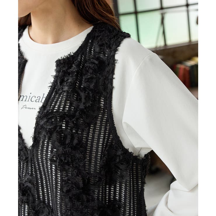 トップス ベスト ジレ | Honeys | 詳細画像13 