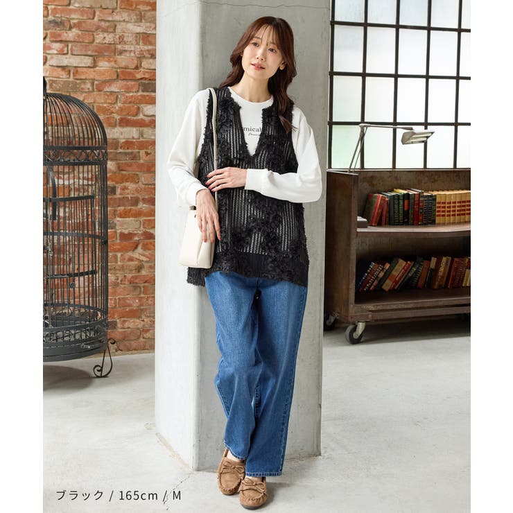 トップス ベスト ジレ | Honeys | 詳細画像4 