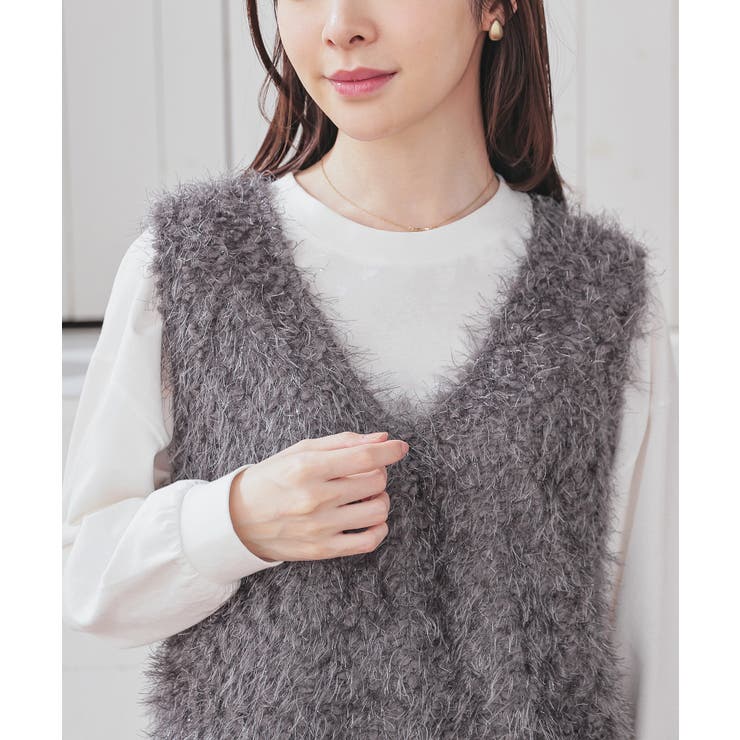 トップス ベスト ジレ | Honeys | 詳細画像12 