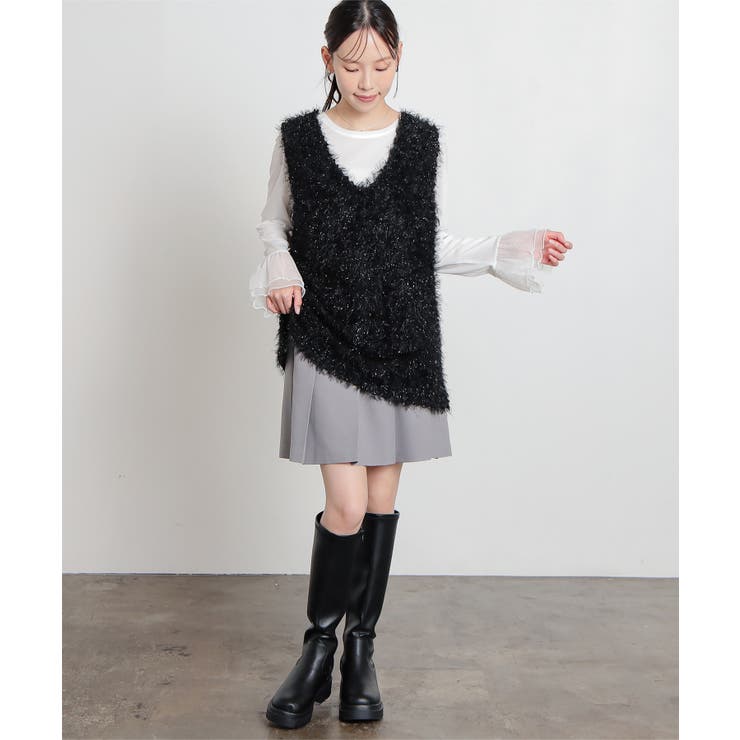 トップス ベスト ジレ | Honeys | 詳細画像4 