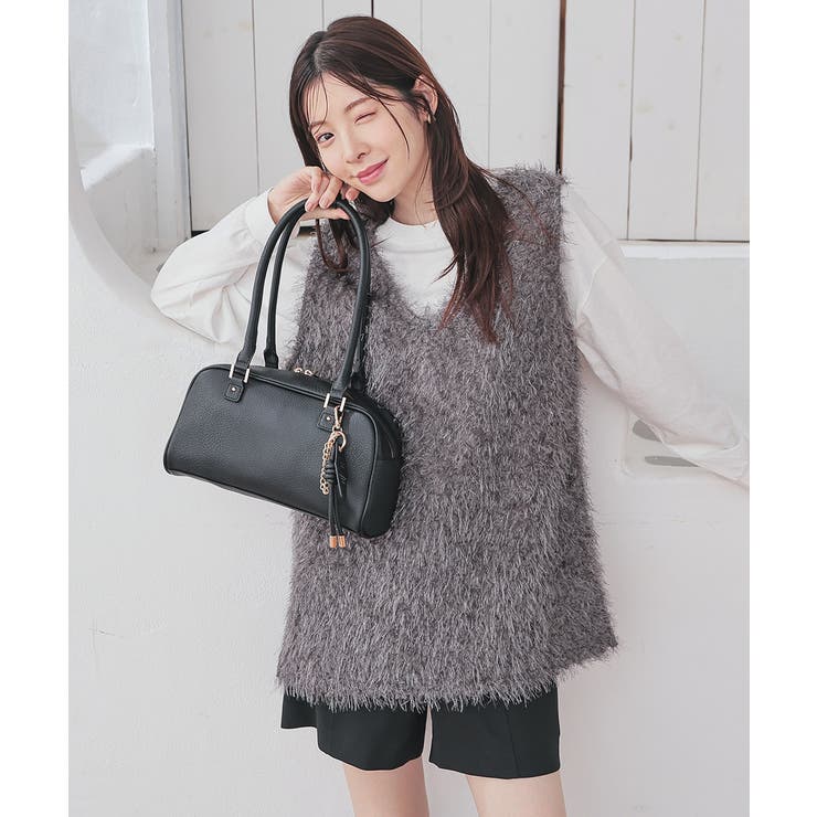 チャコール | トップス ベスト ジレ | Honeys