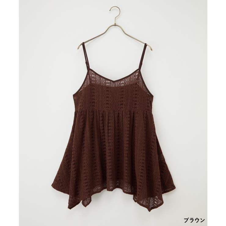 トップス キャミソール 総レース | Honeys | 詳細画像12 