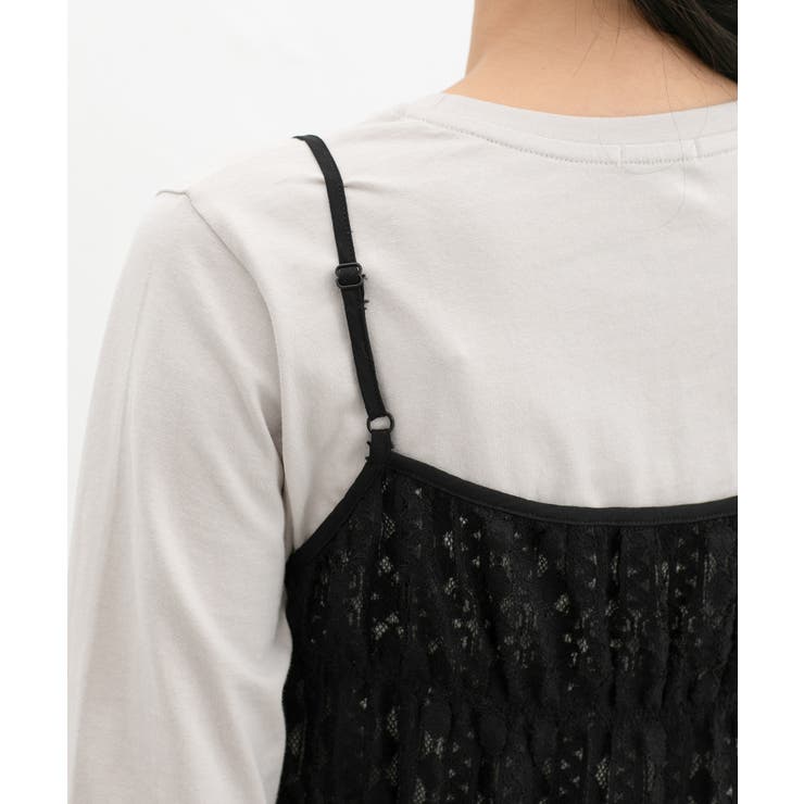 トップス キャミソール キャミチュニック | Honeys | 詳細画像15 