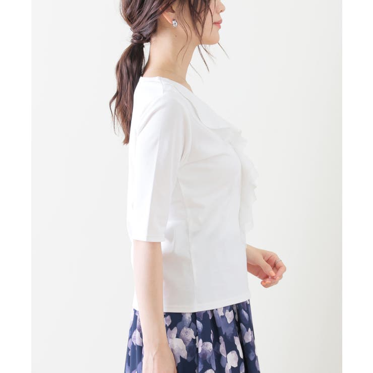 トップス カットソー ラッフルフリル | Honeys | 詳細画像14 