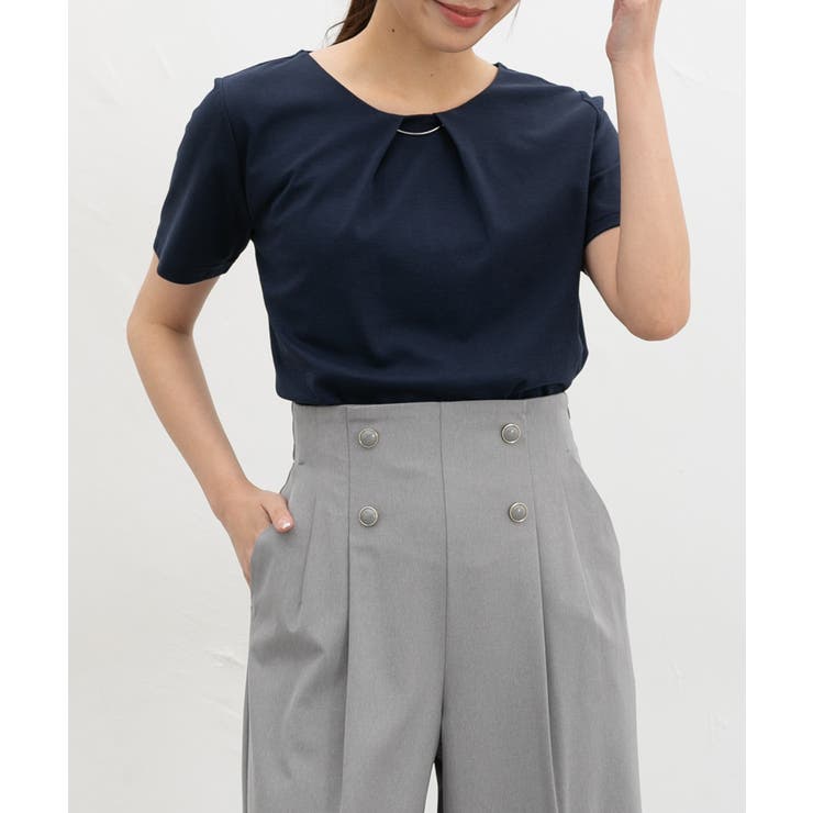ネイビー | トップス Tシャツ 半袖Tシャツ | Honeys