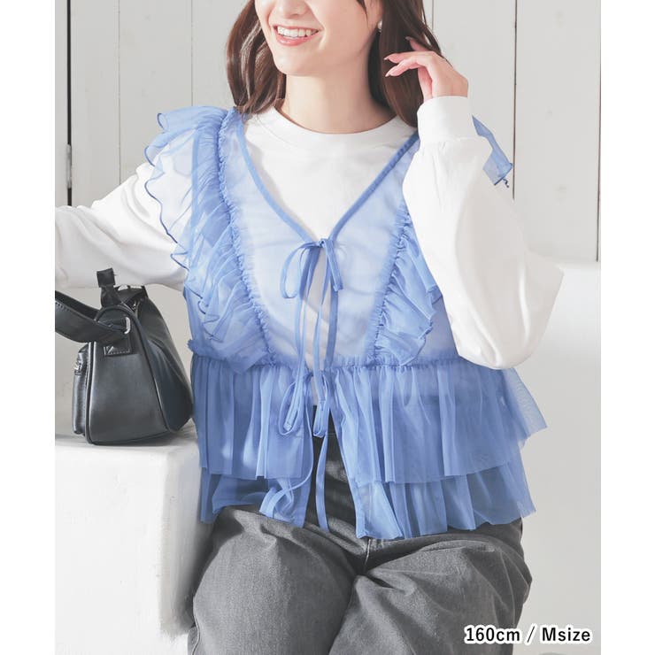 トップス カットソー ノースリーブ | Honeys | 詳細画像10 