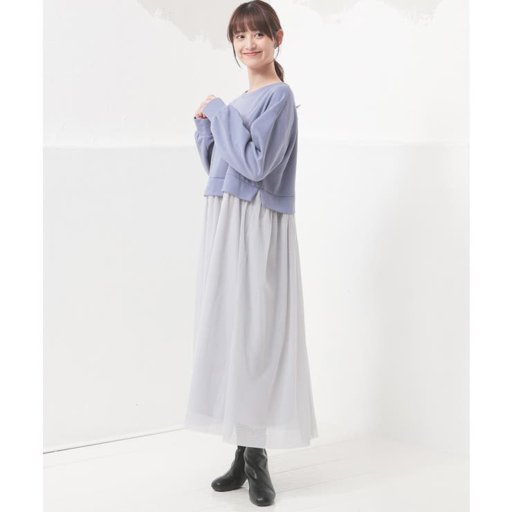 ワンピース 長袖 ロング丈 | Honeys | 詳細画像8 